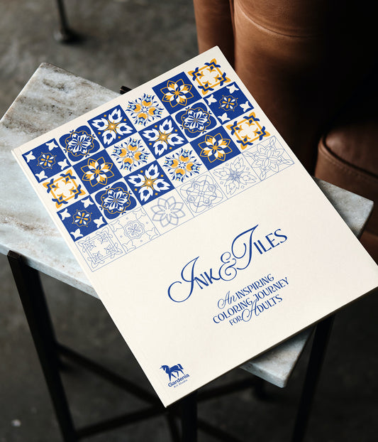 Libro para Colorear "Ink & Tiles"